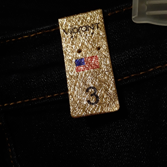 Brand New Vibrant m.i.u Womens Size 3(W25) Bell bottom Type Wide Leg Blue Jeans - Picture 11 of 15